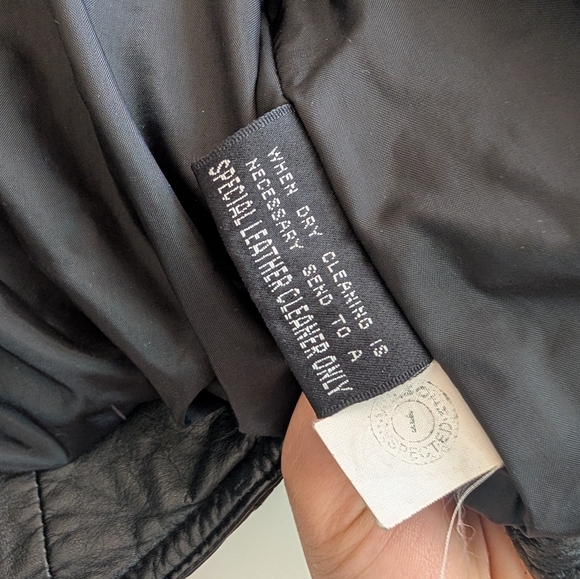 CHIA Vintage 80s Women's Leather Jacket - Picture 4 of 4